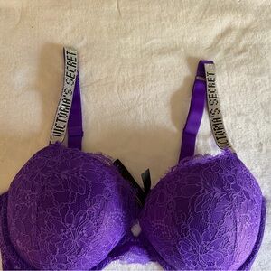 Victoria's Secret Vibrant Purple Lace Bra